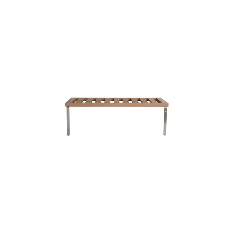 Tablettes de rangement murales modernes pour salle de bain avec 2 supports de fixation