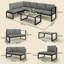 Garden Sofa Set