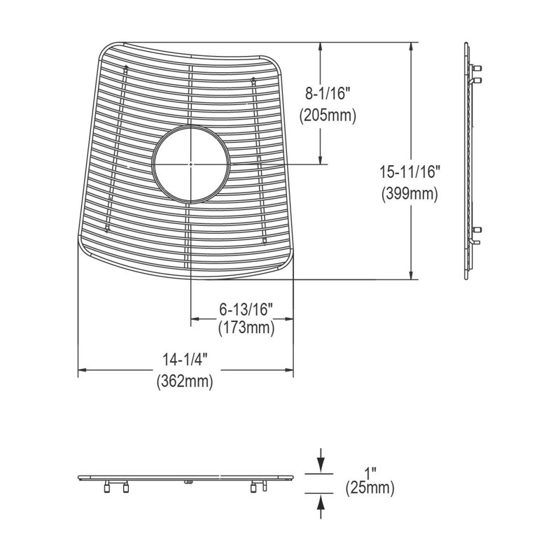16" x 14" Sink Grid
