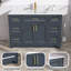 Armoire de meuble-lavabo autoportante 48 po-105225404