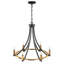 Luminaire rustique à 6 lumières Yari