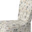Botanical S Croquis - Chaise d'appoint rembourrée bohémienne et éclectique