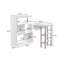 Nail Table With Built-In Electric Dust Collector | Adjustable Angle & 4-Tier Storage Rack