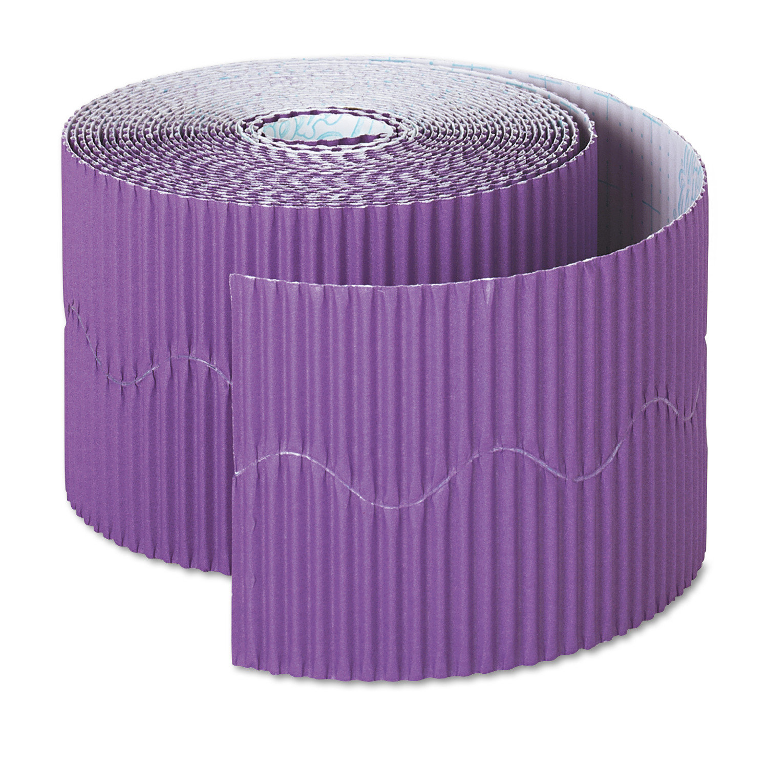 Bordo Decorativo Ondulato Pacon Bordette Colore Viola | Rotolo Da 15 Metri Per Bacheche E Lavoretti Creativi