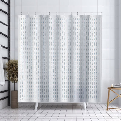 Thora Dots Mid-Century Shower Curtain