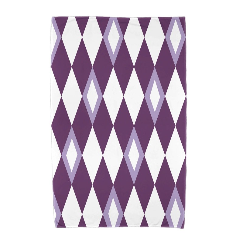 Serviette de plage en microfibre Noxon, Mauve