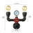 Caesaria Armed Sconce