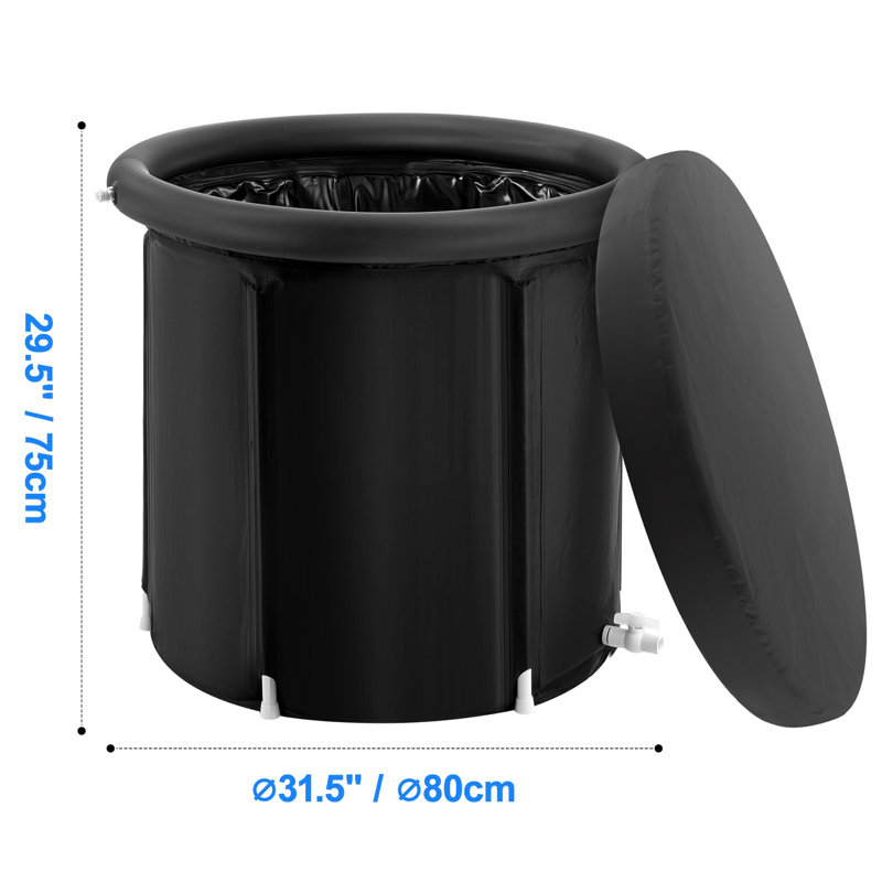 Ice Bath Tub For Athlete Cold Water Therapy Plunge Tub Inflatable Bathtub