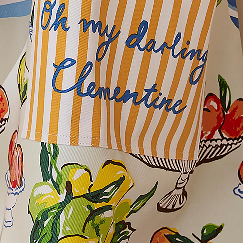 Summer Fruits No Pattern Cotton Bib Apron