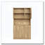 Armoire de cuisine 70,87 "de haut avec 6 portes, 1 tablette ouverte et 1 tiroir-1431634718