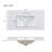 36" Bathroom Vanity with Ceramic Sink