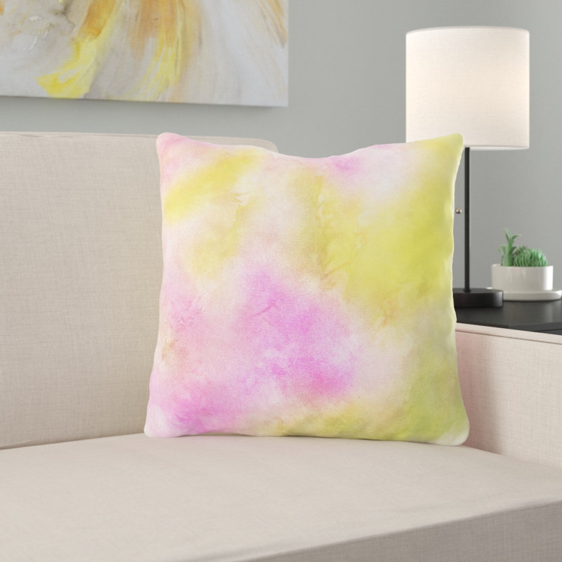Coussin décoratif Adreanna, Microsuède, Intérieur