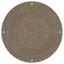 Table d'appoint ronde avec plateau en verre