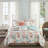 Pebble Beach Cotton Sateen 210 TC Reversible 6 Piece Quilt Set with Throw Pillows-1067075969-986149074
