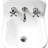 Nantucket Sinks 16.5-inch Fireclay Wallmount Bath Sink with Short Spout Faucet and Drain-124298594