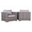 Caron Wicker Fully Assembled 6 - Person Seating Group with Cushions-1044824985