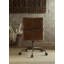 Chaise de bureau pivotante rétro avec base 5 étoiles