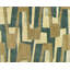 Zigzaggery Wool Geometric Area Rug in Beige/Blue-45410814