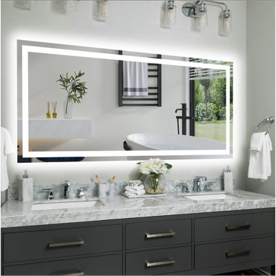 Frameless LED Bathroom Mirror,Smart Mirror