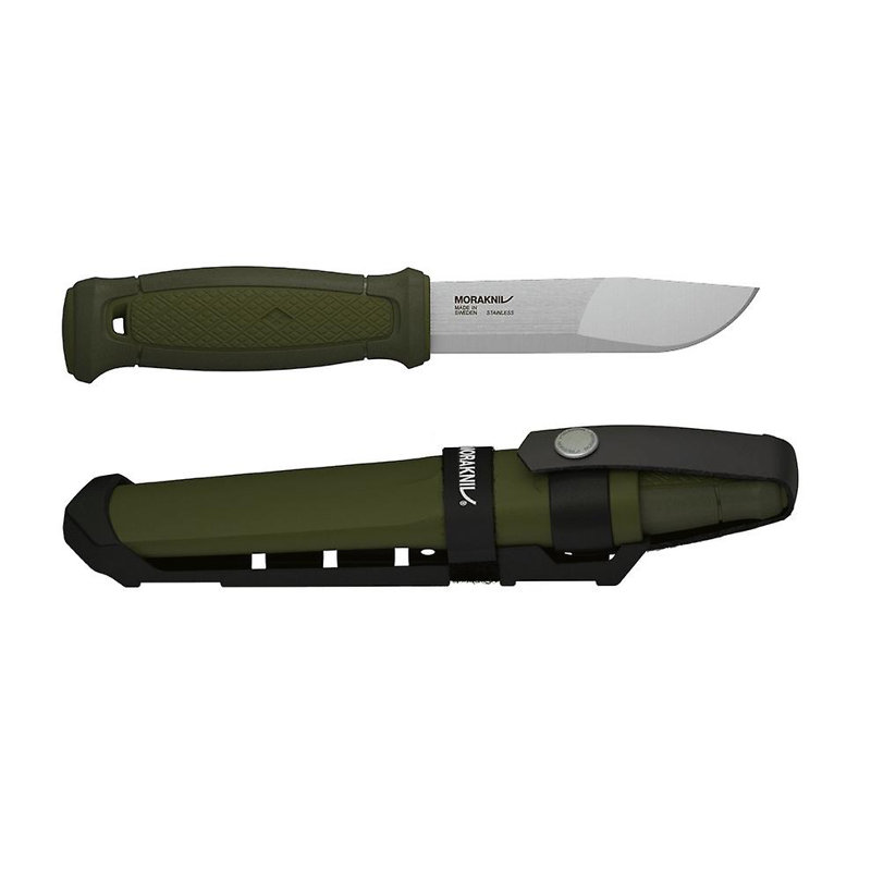 Morakniv Kansbol Fixed Blade Knife with Sandvik Blade & Multi Mount - Green