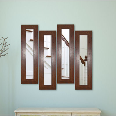 Ensemble de miroirs 4 pièces rustique Trujillo