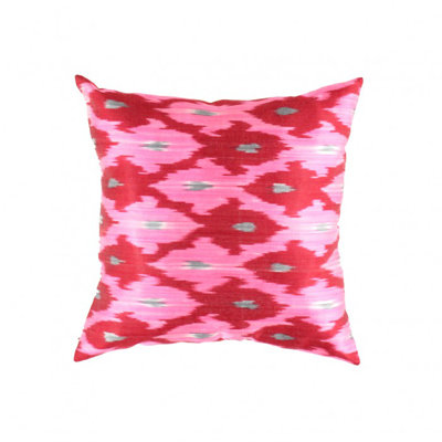 Silk Throw Square Pillow Cover & Insert