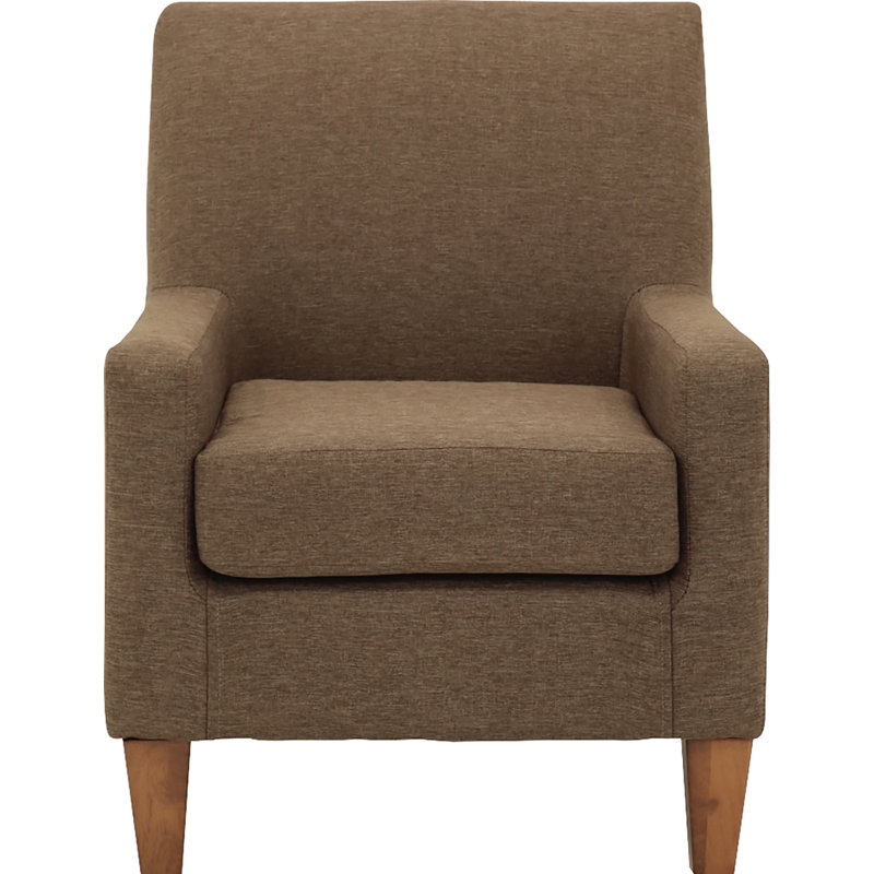 25" W Armchair, Jitterbug Pecan 100% Polyester