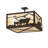 Ungar Glass Semi Flush Mount