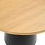 Table d'appoint 23,6 pouces avec base en métal, style nordique, hauteur confortable, support stable, table d'appoint ronde multifonctionnelle, pour l'espace personnel-133699838-133699839
