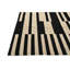 Tapis noir et blanc Jessen