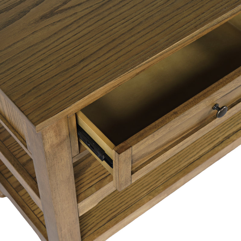 Canapé-console Brentwood, Bois brun