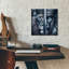  «Lion Warrior» par Rey Klimt, art mural en verre acrylique, 12 po x 12 po
