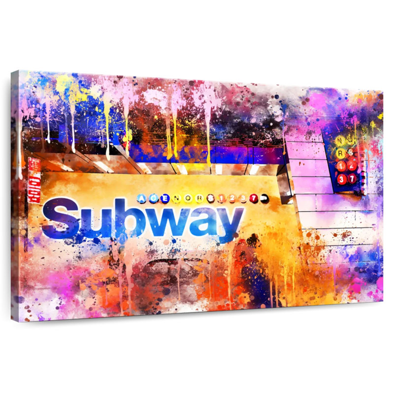 Ravi Subway I, 20" H x 30" W