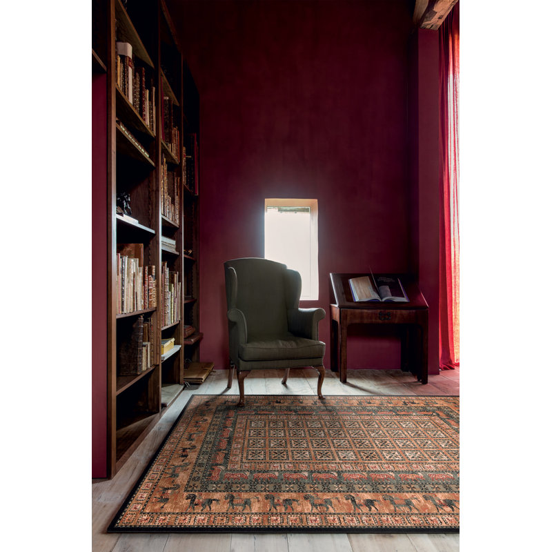 Pine Grove Oriental Wool Area Rug, Rectangle 240 x 340cm
