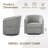 Chenille Upholstered Swivel Accent Chair -151579325