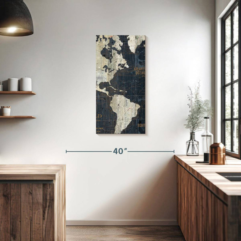 Old World Hemming Blue II, H 36 po x l 18 po