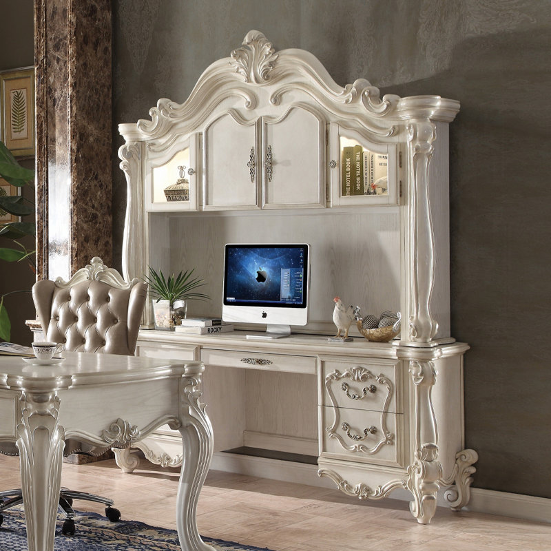 ACME Versailles Executive Mishell w/Hutch, Bone White, Bone White