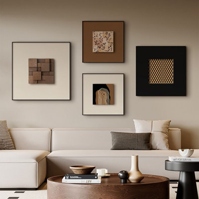 Ensemble d'art mural moderne 4 pièces