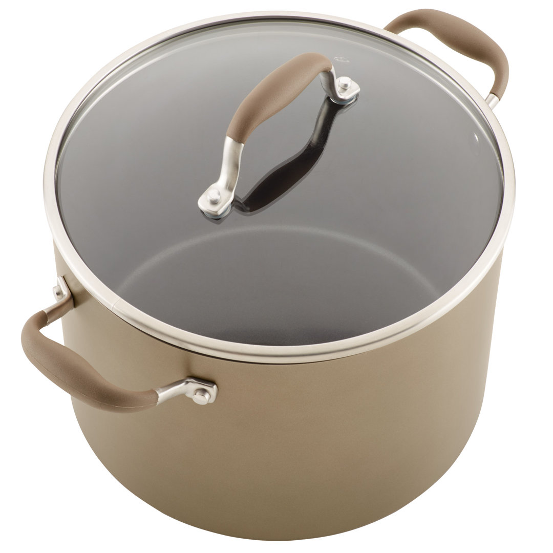 Anolon Advanced Home Hard Anodized Nonstick Stockpot With Lid, 10 Quart Anolon