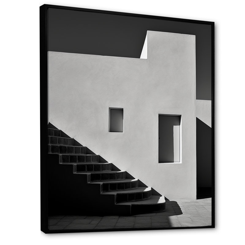 Hôtels, loges, mimalisme, paysage, Cadre flottant noir, H 32 po x l 16 po x P 1 po