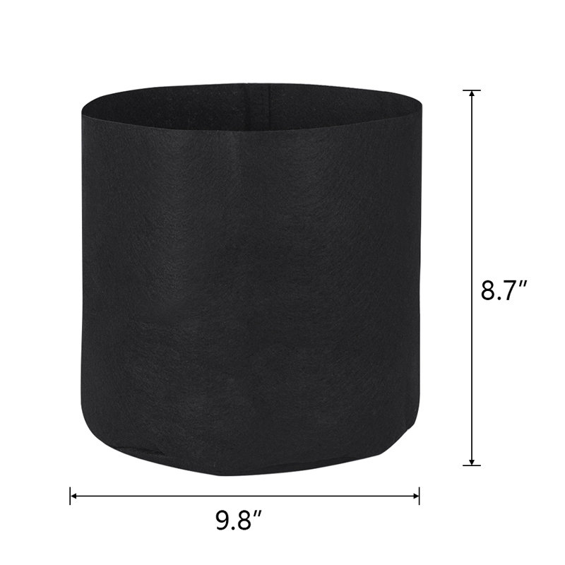 Anielka 10-Piece Plastic Nursery Pot, 8.7" H x 9.8" W x 9.8" D