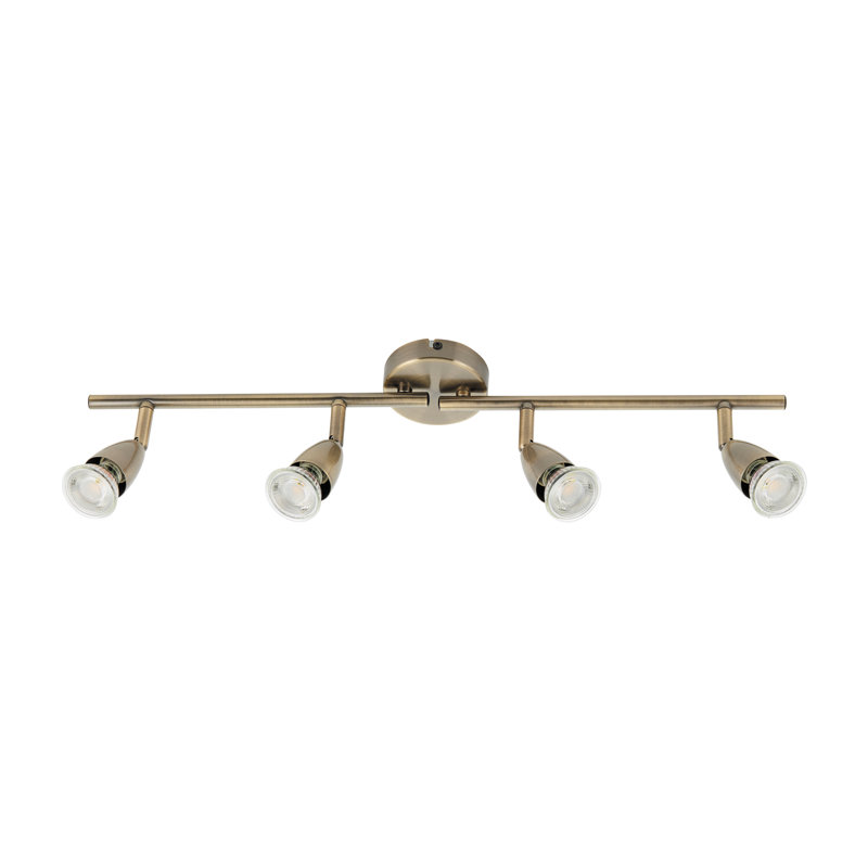 Eichler Semi Flush Mount, Antique Brass