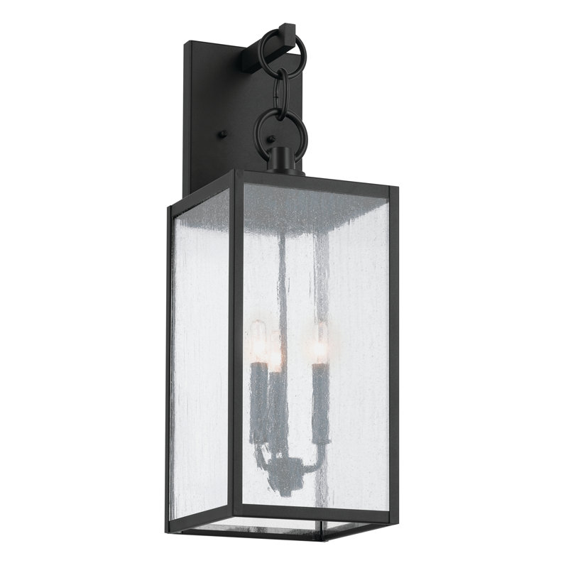 Bailly Wall Light, Black Textured