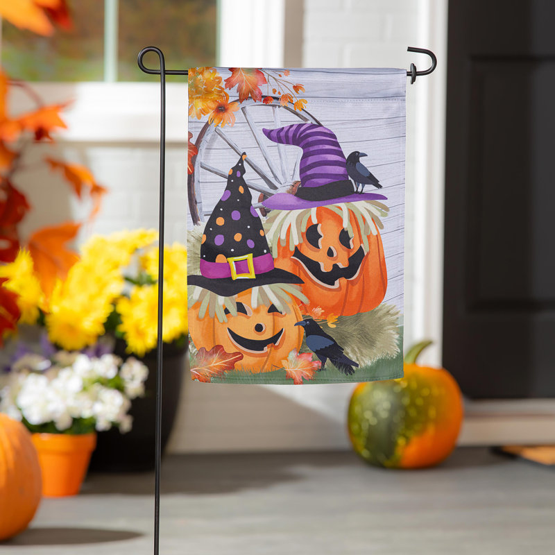 Couple de drapeaux de jardin en suède