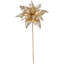 Glittered Poinsettia - 20 Inches Set Of 12