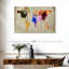 Carte du monde abstrait Aliaz-107938742