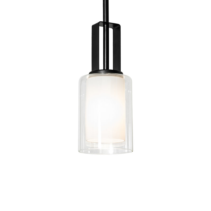 Luminaire suspendu cylindrique à 1 lumière Caoilainn
