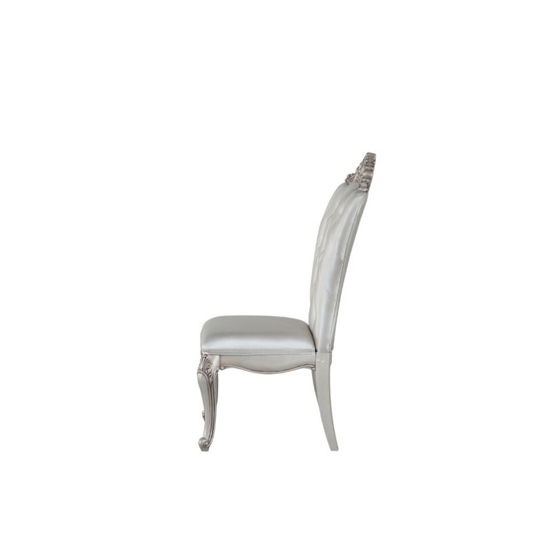 Chaise d'appoint rembourrée en tissu Portis