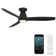 Skylark 54" 3 - Blade Outdoor LED Smart Flush Mount Ceiling Fan with Remote Control and Light Kit Included 
