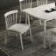 2 chaises d'appoint en bois massif blanc pour la salle à manger et le salon de cuisine idéal pour un assemblage rapide, 20,63 po de profondeur, 22,19 de largeur, 31,3 de hauteur,-1353570594-1353570599